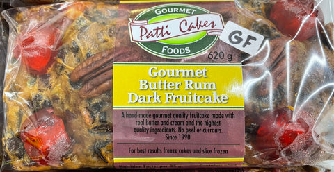 GF Butter Rum Dark Fruitcake